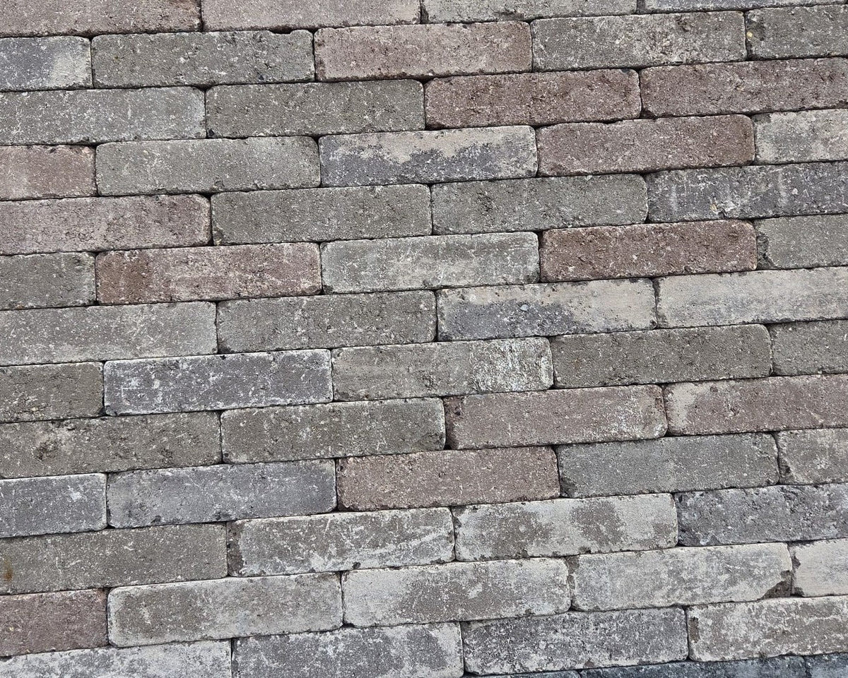 Betonpflaster Montecassino – Pflasterriegel Braun, getrommelt, 200/50/70 mm
