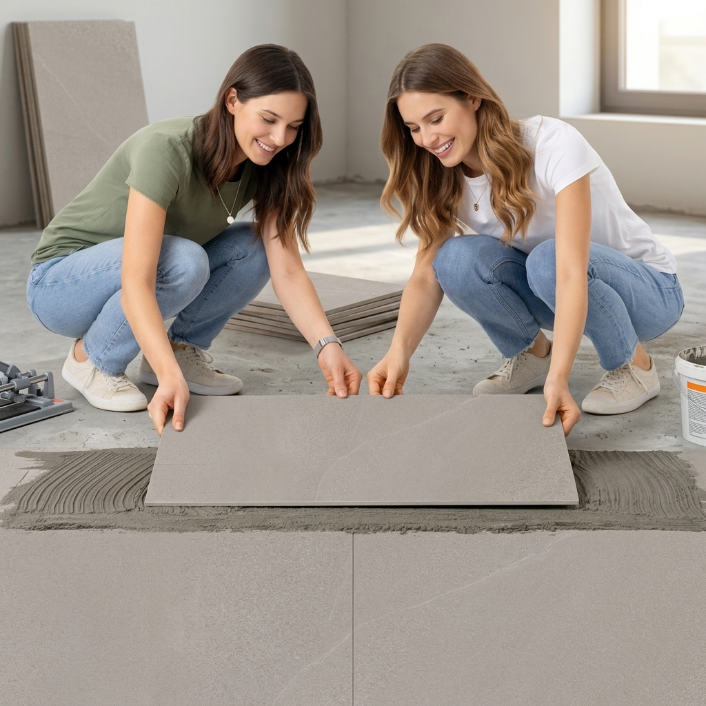 Bodenfliese Pamesa Burlingstone perla 60x120 cm Feinsteinzeug