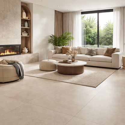 Bodenfliesen XXL 120x120 Kütahya Seramik Infinity Marfil Feinsteinzeug