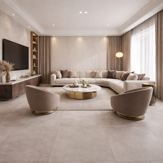 Bodenfliesen 60x60 Kütahya Infinity Grey Feinsteinzeug Rektifiziert