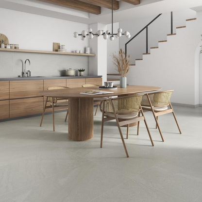 Bodenfliese Pamesa Burlingstone white 60x120 cm Feinsteinzeug