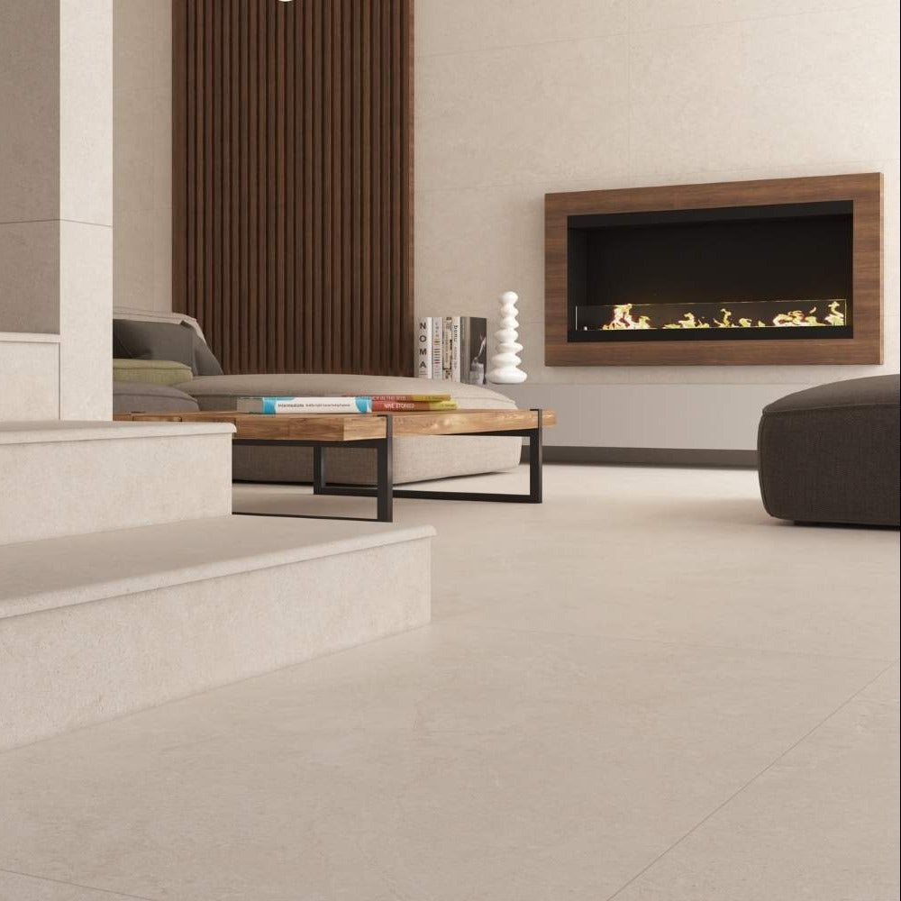 Bodenfliese 120x120 Eco Ceramic Babilon Bone Feinsteinzeug