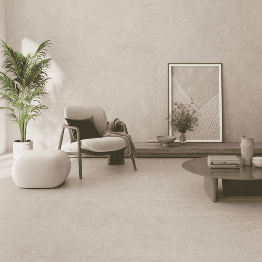 Bodenfliese 120x120 Eco Ceramic Babilon Bone Feinsteinzeug