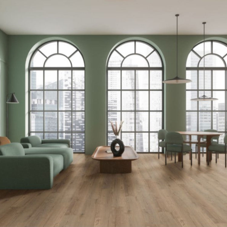Klick-Vinyl Wien | Vinylboden beige Eiche Holzoptik