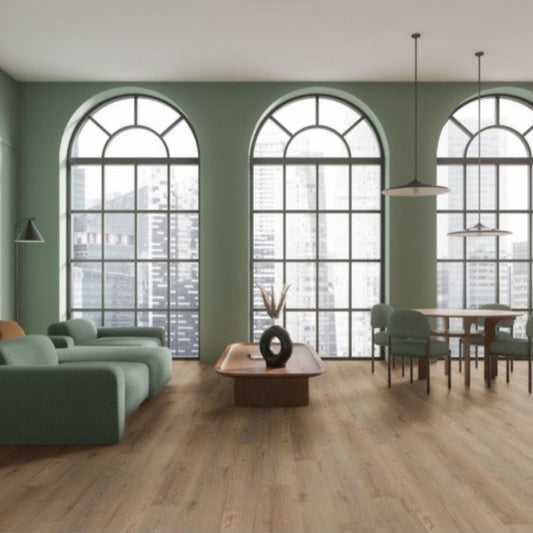 Klick-Vinyl Wien | Vinylboden beige Eiche Holzoptik