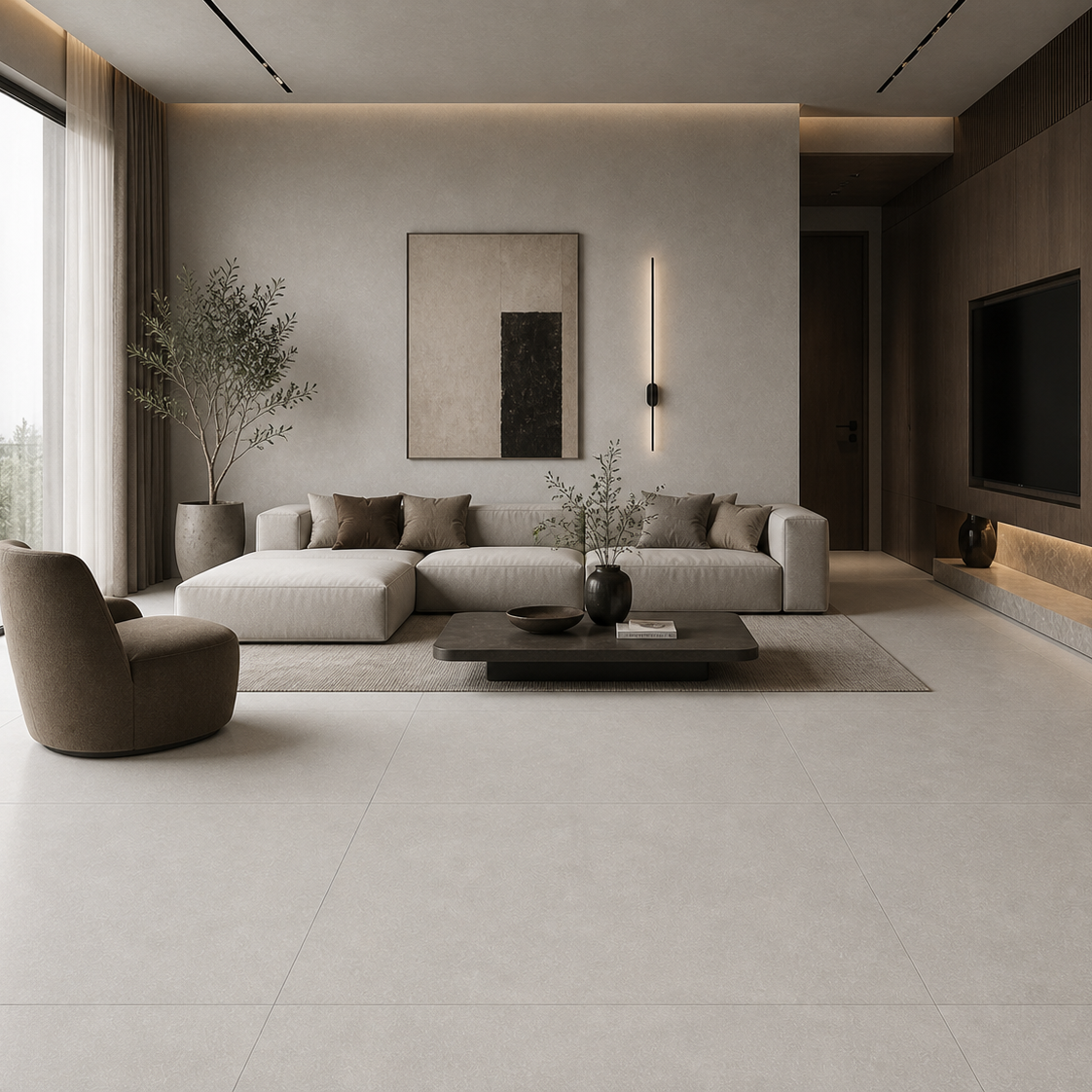 Bodenfliese 120x120 Kütahya Infinity Marfil White Feinsteinzeug