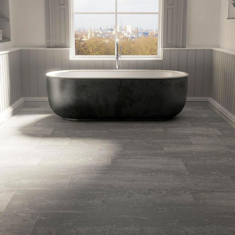 Klick-Vinyl Stonehenge Basalt anthrazit | SPC Vinylboden Steinoptik