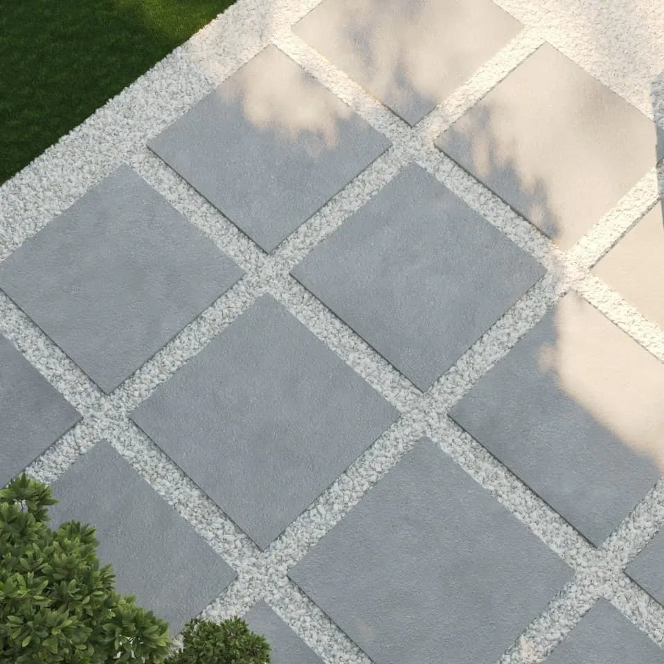Terrassenplatten 60x60x2cm Betonica Grau Feinsteinzeug