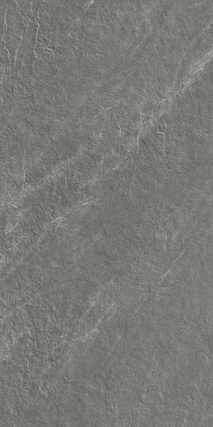 Terrassenplatte Testo Grafit 120x60x2 cm Feinsteinzeug