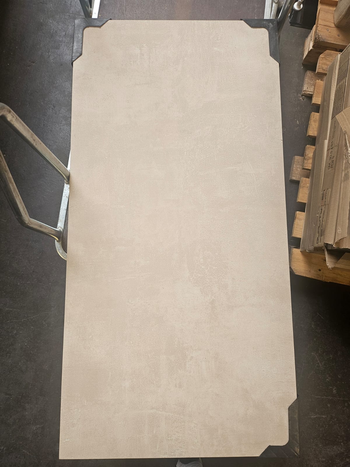Terrassenplatten 60x120x2 cm Beige Feinsteinzeug