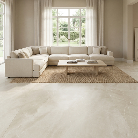 Bodenfliese 120x120 Kütahya Messina Beige Matt Feinsteinzeug