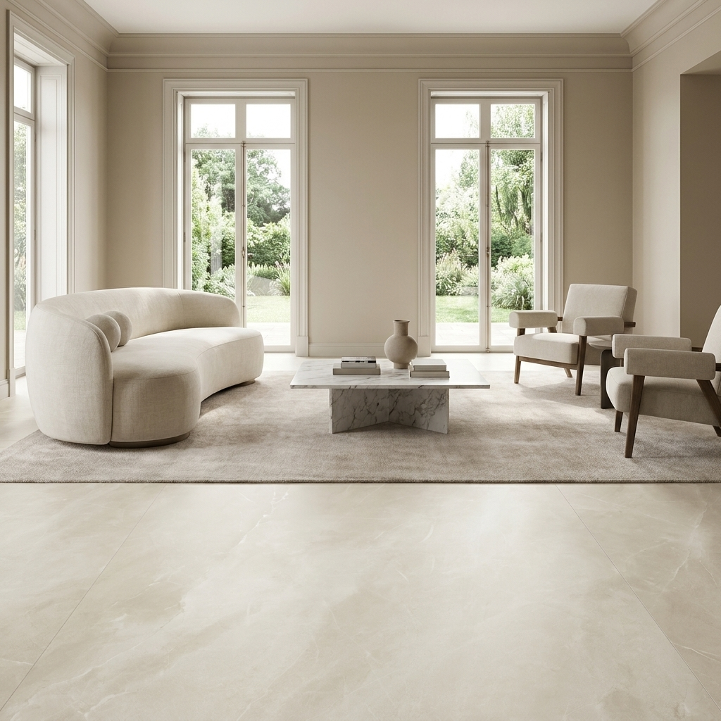 Bodenfliese 120x120 Kütahya Messina Beige Matt Feinsteinzeug