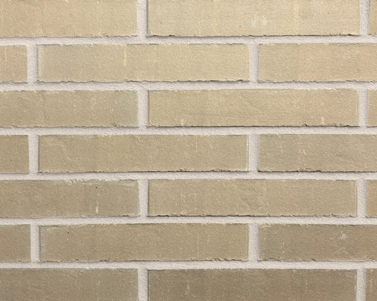 Klinkerriemchen Grau-Beige nuanciert 290 × 15 × 52 mm LDF Fassadenriemchen
