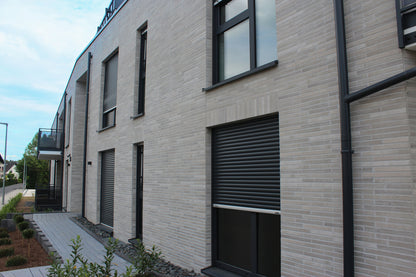 Klinkerriemchen Langformat 468 x 40 mm Grau-Beige Fassadenriemchen