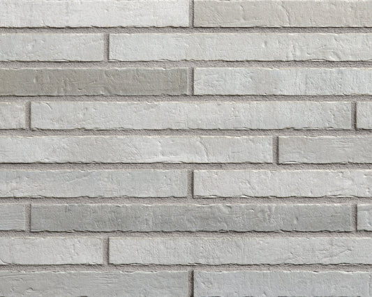 Klinkerriemchen Langformat Grau 468 × 40 mm – Fassadenriemchen