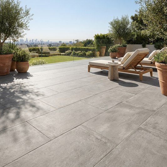Terrassenplatten 60x120x2cm Kütahya Infinity Grey Feinsteinzeug